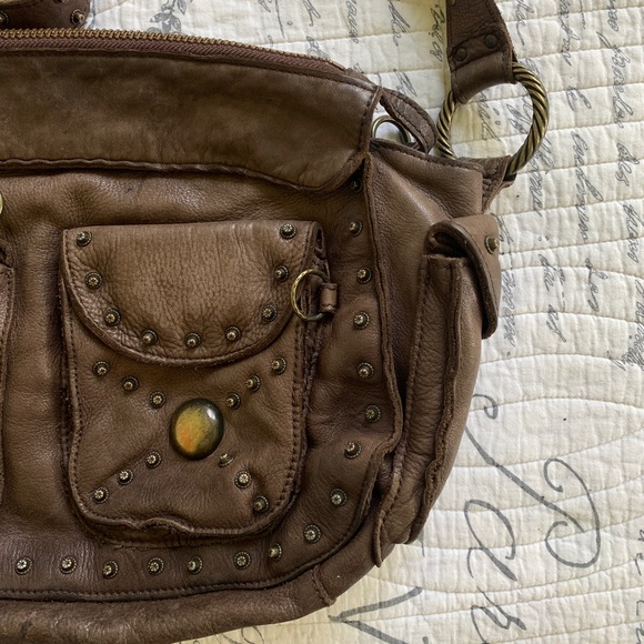 Linea Pelle Studded Hobo Bag - Picture 4 of 7